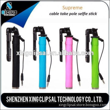 RK-mini2 wired monopod super mini selfie stick for htc one m8 phone